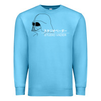 Ocean Blue studio vader   star Premium Sweatshirt - PixelWave
