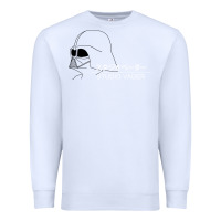 White studio vader   star Premium Sweatshirt - PixelWave