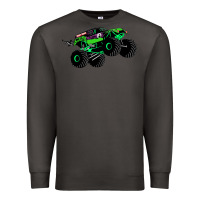 Smoke monster truck grave digger Premium Sweatshirt - PixelWave