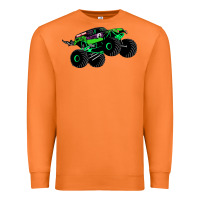 Carrot monster truck grave digger Premium Sweatshirt - PixelWave