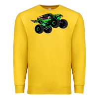 Lemon monster truck grave digger Premium Sweatshirt - PixelWave