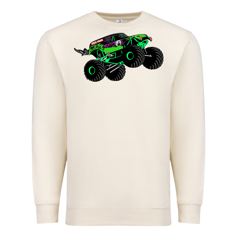 Monster Truck Grave Digger Premium Sweatshirt by PixelWave | Teevron