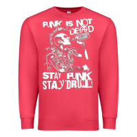 Cardinal Stay Punk Stay Drunk Premium Sweatshirt - PixelWave