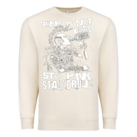 Sandshell Stay Punk Stay Drunk Premium Sweatshirt - PixelWave