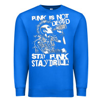 True Royal Stay Punk Stay Drunk Premium Sweatshirt - PixelWave