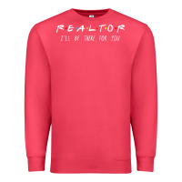 Cardinal realtor i'll be there for you long sleeve Premium Sweatshirt - PixelWave