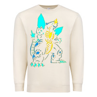 Sandshell Spacegodzilla Premium Sweatshirt - PixelWave