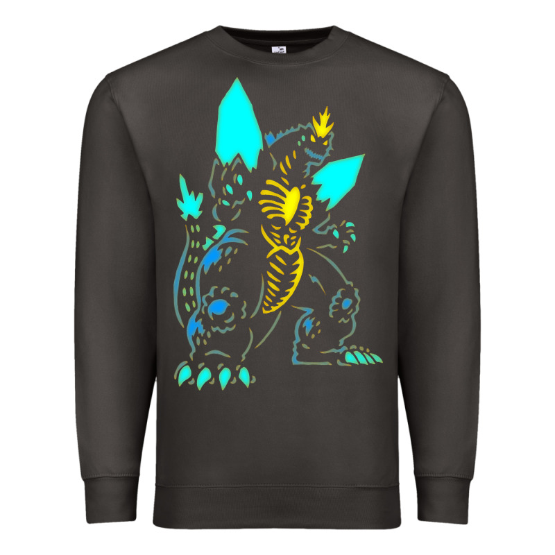 Spacegodzilla Premium Sweatshirt by PixelWave | Teevron