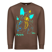 Chestnut Spacegodzilla Premium Sweatshirt - PixelWave