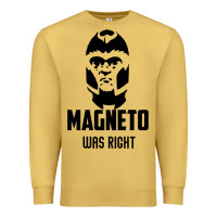 Antique Gold magneto was right Premium Sweatshirt - PixelWave