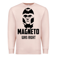 Pale Pink magneto was right Premium Sweatshirt - PixelWave