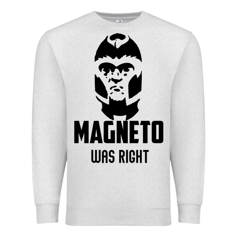 Magneto Was Right Premium Sweatshirt by PixelWave | Teevron