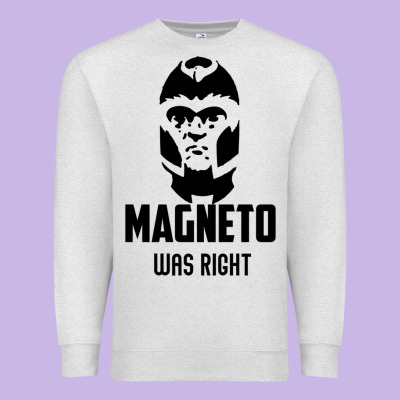 Magneto Was Right Premium Sweatshirt Designed By Pixelwave