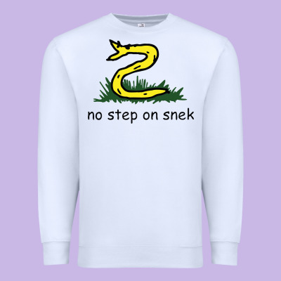 No Step On Snek,libertarian,tumblr,meme,funny,polotics,no Step,on,snek Premium Sweatshirt Designed By Pixelwave