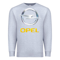 Heather Grey Opel Premium Sweatshirt - PixelWave