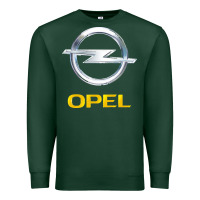 Sports Green Opel Premium Sweatshirt - PixelWave