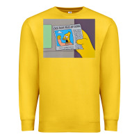 Lemon The Simpsons Old Man Yells At Cloud Newspaper V1 Premium Sweatshirt - PixelWave