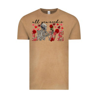 Vintage Camel skeleton all you need is love Vintage Tee - FaDigitalArtStudio