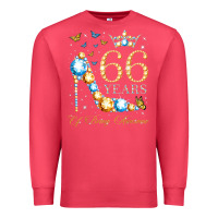 Cardinal 66th birthday 66 years of being awesome 66 years old woman Premium Sweatshirt - PixelWave
