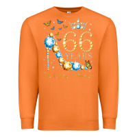 Carrot 66th birthday 66 years of being awesome 66 years old woman Premium Sweatshirt - PixelWave