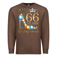 Chestnut 66th birthday 66 years of being awesome 66 years old woman Premium Sweatshirt - PixelWave