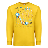Lemon 66th birthday 66 years of being awesome 66 years old woman Premium Sweatshirt - PixelWave