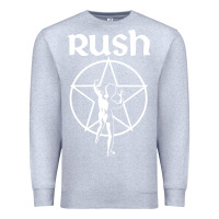 Heather Grey Rush Explosion Premium Sweatshirt - PixelWave