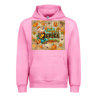 Fuchsia Pink Pumpkin spice junkie Urban Hoodie - RanaPortraitStore