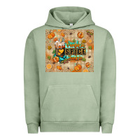 Pigment Oil Green Pumpkin spice junkie Urban Hoodie - RanaPortraitStore