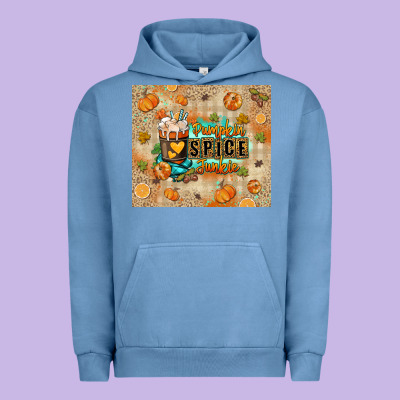 Pumpkin Spice Junkie Urban Hoodie Designed By Ranaportraitstore