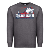 Charcoal Heather st. francis terriers(SFC), brooklyn Premium Sweatshirt - PixelWave