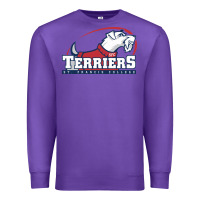 Purple st. francis terriers(SFC), brooklyn Premium Sweatshirt - PixelWave