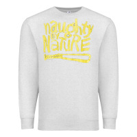 Oatmeal Heather Naughty by Nature, Naughty, Nature, the Naughty by Nature, Naughty by  Premium Sweatshirt - PixelWave