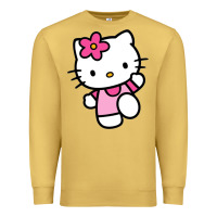 Antique Gold kitty Premium Sweatshirt - PixelWave