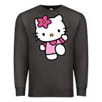 Smoke kitty Premium Sweatshirt - PixelWave