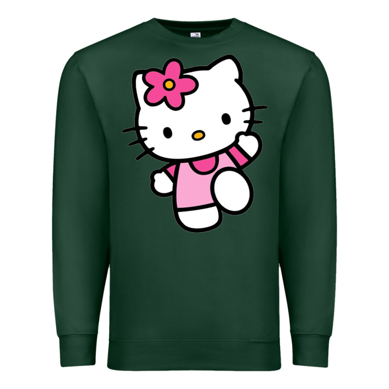 Kitty Premium Sweatshirt by PixelWave | Teevron