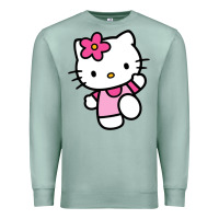 Seafoam kitty Premium Sweatshirt - PixelWave