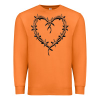 Carrot bichota heart for women,cute music t shirt Premium Sweatshirt - PixelWave