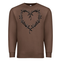 Chestnut bichota heart for women,cute music t shirt Premium Sweatshirt - PixelWave