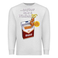 Oatmeal Heather Anyhow Have A Winfield 25s Classic Premium Sweatshirt - PixelWave