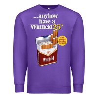 Purple Anyhow Have A Winfield 25s Classic Premium Sweatshirt - PixelWave