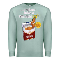 Seafoam Anyhow Have A Winfield 25s Classic Premium Sweatshirt - PixelWave