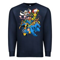 Navy group pic x men Premium Sweatshirt - PixelWave
