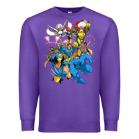Purple group pic x men Premium Sweatshirt - PixelWave