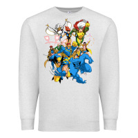 Oatmeal Heather group pic x men Premium Sweatshirt - PixelWave