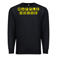 Black waffle hause Premium Sweatshirt - PixelWave