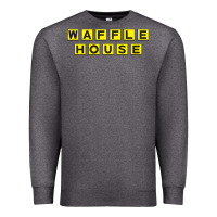 Charcoal Heather waffle hause Premium Sweatshirt - PixelWave