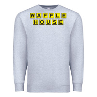 Heather Grey waffle hause Premium Sweatshirt - PixelWave