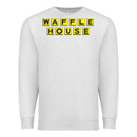 Oatmeal Heather waffle hause Premium Sweatshirt - PixelWave