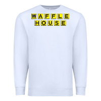 White waffle hause Premium Sweatshirt - PixelWave